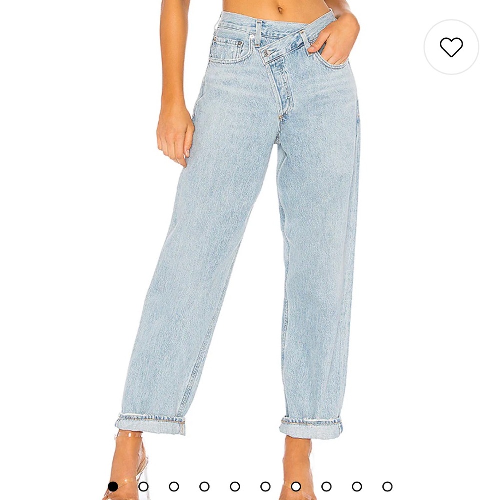 Agolde criss cross upsized jean size 26